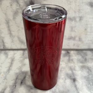 Starbucks Red Stainless Steel Travel Tumbler